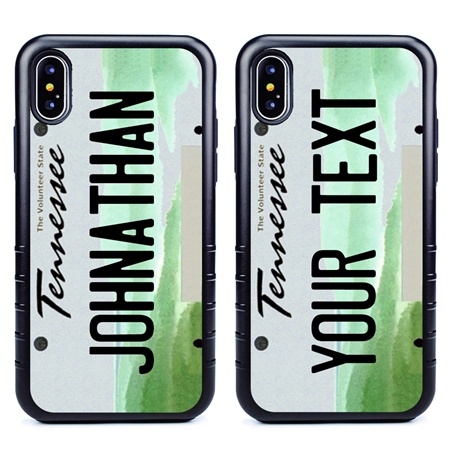 Personalized License Plate Case for iPhone X / XS – Hybrid Tennessee

