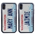 Personalized License Plate Case for iPhone X / XS – Hybrid Washington
