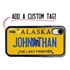 Personalized License Plate Case for iPhone XR – Hybrid Alaska
