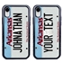 Personalized License Plate Case for iPhone XR – Hybrid Arkansas
