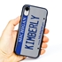 Personalized License Plate Case for iPhone XR – Hybrid Michigan
