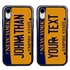 Personalized License Plate Case for iPhone XR – Hybrid New York
