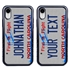 Personalized License Plate Case for iPhone XR – Hybrid North Carolina
