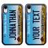 Personalized License Plate Case for iPhone XR – Hybrid North Dakota
