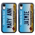 Personalized License Plate Case for iPhone XR – Hybrid North Dakota
