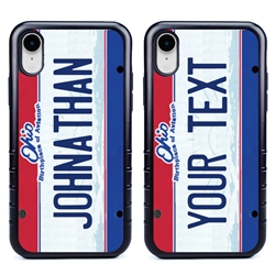 
Personalized License Plate Case for iPhone XR – Hybrid Ohio