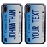 Personalized License Plate Case for iPhone XS Max – Hybrid Connecticut
