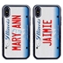 Personalized License Plate Case for iPhone XS Max – Hybrid Illinois
