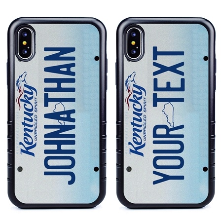 Personalized License Plate Case for iPhone XS Max – Hybrid Kentucky
