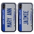 Personalized License Plate Case for iPhone XS Max – Hybrid Michigan
