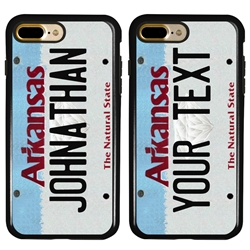 
Personalized License Plate Case for iPhone 7 Plus / 8 Plus – Hybrid Arkansas