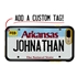 Personalized License Plate Case for iPhone 7 Plus / 8 Plus – Hybrid Arkansas
