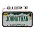 Personalized License Plate Case for iPhone 7 Plus / 8 Plus – Hybrid Colorado
