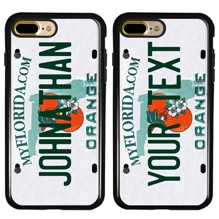 Personalized License Plate Case for iPhone 7 Plus / 8 Plus – Hybrid Florida
