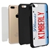 Personalized License Plate Case for iPhone 7 Plus / 8 Plus – Hybrid Illinois
