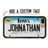 Personalized License Plate Case for iPhone 7 Plus / 8 Plus – Hybrid Iowa
