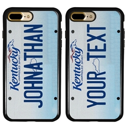
Personalized License Plate Case for iPhone 7 Plus / 8 Plus – Hybrid Kentucky