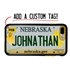 Personalized License Plate Case for iPhone 7 Plus / 8 Plus – Hybrid Nebraska
