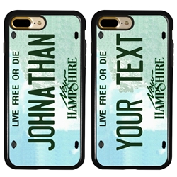 
Personalized License Plate Case for iPhone 7 Plus / 8 Plus – Hybrid New Hampshire