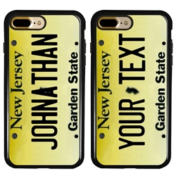 
Personalized License Plate Case for iPhone 7 Plus / 8 Plus – Hybrid New Jersey