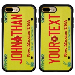 
Personalized License Plate Case for iPhone 7 Plus / 8 Plus – Hybrid New Mexico