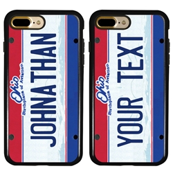 
Personalized License Plate Case for iPhone 7 Plus / 8 Plus – Hybrid Ohio
