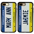 Personalized License Plate Case for iPhone 7 Plus / 8 Plus – Hybrid Pennsylvania
