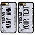 Personalized License Plate Case for iPhone 7 Plus / 8 Plus – Hybrid Texas
