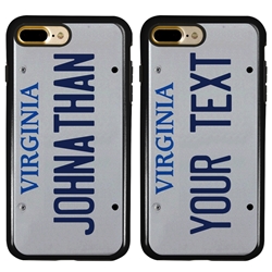 
Personalized License Plate Case for iPhone 7 Plus / 8 Plus – Hybrid Virginia