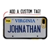 Personalized License Plate Case for iPhone 7 Plus / 8 Plus – Hybrid Virginia
