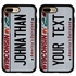 Personalized License Plate Case for iPhone 7 Plus / 8 Plus – Hybrid Wisconsin
