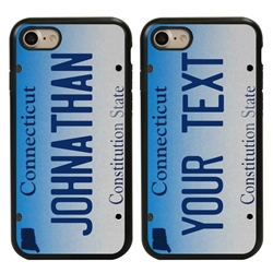 
Personalized License Plate Case for iPhone 7 / 8 / SE – Hybrid Connecticut