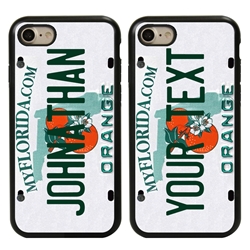 
Personalized License Plate Case for iPhone 7 / 8 / SE – Hybrid Florida