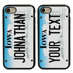 
Personalized License Plate Case for iPhone 7 / 8 / SE – Hybrid Iowa