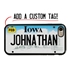 Personalized License Plate Case for iPhone 7 / 8 / SE – Hybrid Iowa
