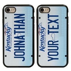 
Personalized License Plate Case for iPhone 7 / 8 / SE – Hybrid Kentucky