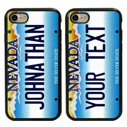 
Personalized License Plate Case for iPhone 7 / 8 / SE – Hybrid Nevada