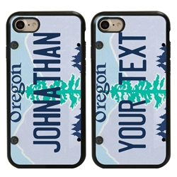 
Personalized License Plate Case for iPhone 7 / 8 / SE – Hybrid Oregon