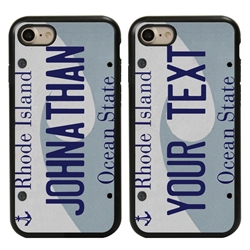 
Personalized License Plate Case for iPhone 7 / 8 / SE – Hybrid Rhode Island