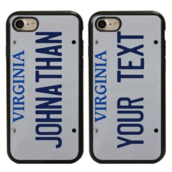 
Personalized License Plate Case for iPhone 7 / 8 / SE – Hybrid Virginia