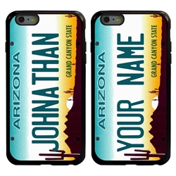 
Personalized License Plate Case for iPhone 6 Plus / 6s Plus – Hybrid Arizona