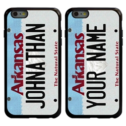 
Personalized License Plate Case for iPhone 6 Plus / 6s Plus – Hybrid Arkansas