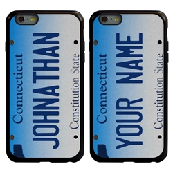
Personalized License Plate Case for iPhone 6 Plus / 6s Plus – Hybrid Connecticut