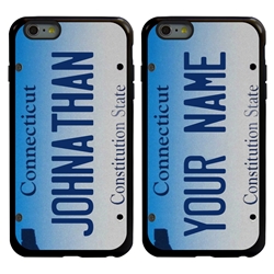 
Personalized License Plate Case for iPhone 6 Plus / 6s Plus – Hybrid Connecticut