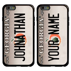 
Personalized License Plate Case for iPhone 6 Plus / 6s Plus – Hybrid Georgia