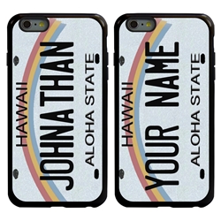 
Personalized License Plate Case for iPhone 6 Plus / 6s Plus – Hybrid Hawaii