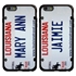 Personalized License Plate Case for iPhone 6 Plus / 6s Plus – Hybrid Louisiana
