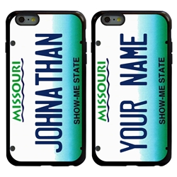 
Personalized License Plate Case for iPhone 6 Plus / 6s Plus – Hybrid Missouri