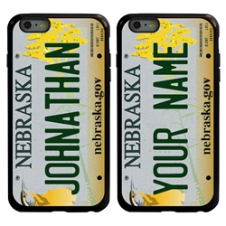 
Personalized License Plate Case for iPhone 6 Plus / 6s Plus – Hybrid Nebraska