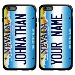 
Personalized License Plate Case for iPhone 6 Plus / 6s Plus – Hybrid Nevada